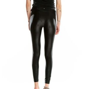 NWT Koral Glossy Black Leggings